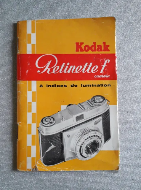 Mode d’emploi Manuel d’utilisation Guide Notice Appareil Photo Kodak Rétinette F