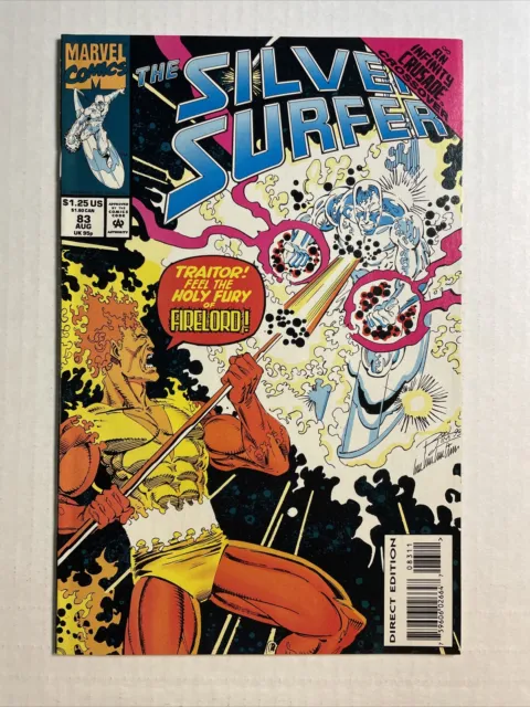 Silver Surfer 83 NM- 1993 Marvel comic Firelord