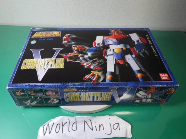 Used Soul of Chogokin GX-03 Combattler V Bandai Die Cast Action Figure Japan