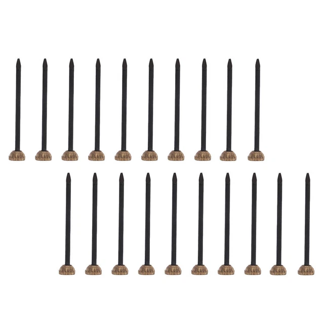 100 Pcs Photo Hanging Kit Picture Hanging Hardware Nail Kit Brass Hooks