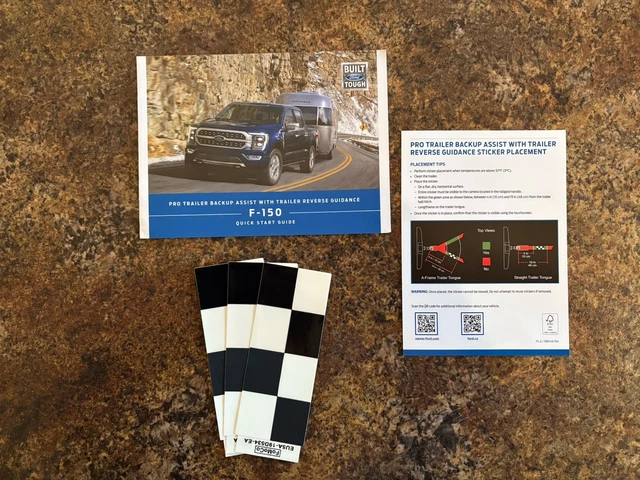 2025 2026 FORD F150 Owners Manual Pro Trailer Backup Assist Quick Start Guide 43.23 PicClick CA
