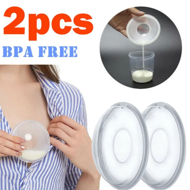 2-10PCS Handbuch Milch Brust Milch Sammler Fütterung von Babys Pads für Shell