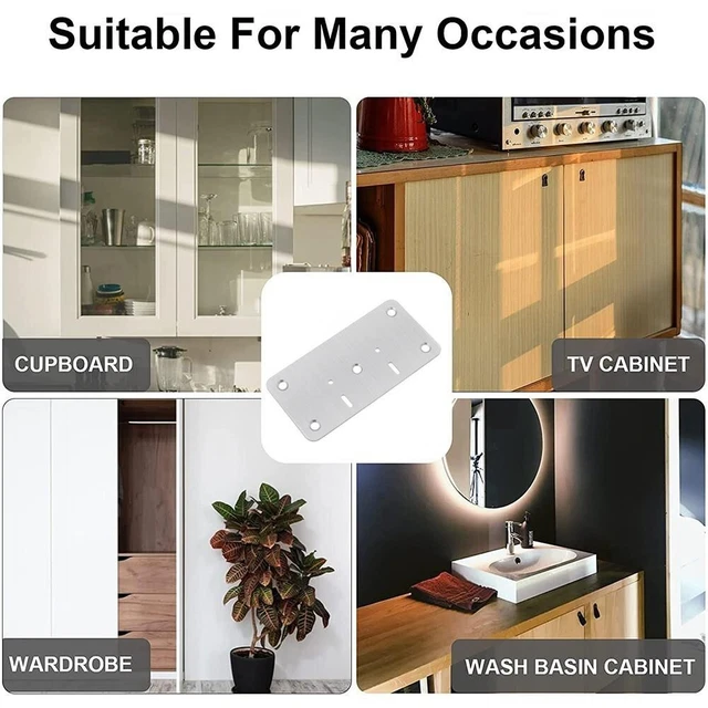 Nuevo kit de bisagras para muebles acero inoxidable con tornillo de fijación