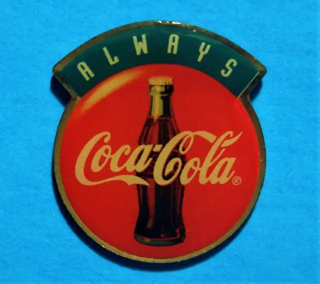 Coca Cola - Coke Bottle - Always - Vintage Advertising Lapel Pin - Hat Pin