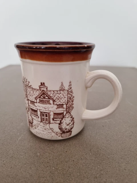 Biltons English Village Scene Mug/Cup, The Plough, Made in England, Vintage