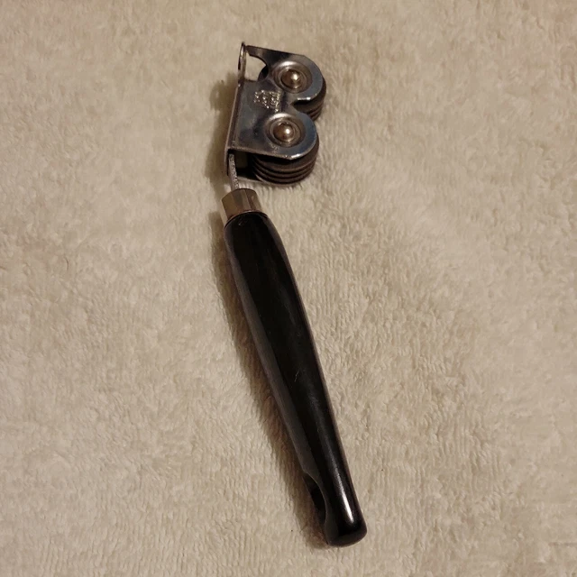 Vintage Ekco USA Black Plastic Handle Knife Sharpener Vintage Ekco USA Black Plastic Handle Knife Sharpener