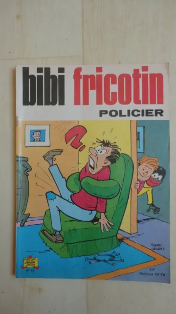 Bibi Fricotin N°25 Policier 1970 Jeunesse Joyeuse Lacroix