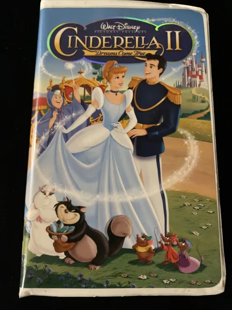 Cinderella II: Dreams Come True (VHS, 2002) Clam Shell 22026