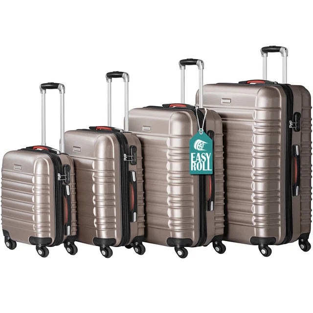 Lot de 3 Valises Rigides "Acapulco" 76cm Noir