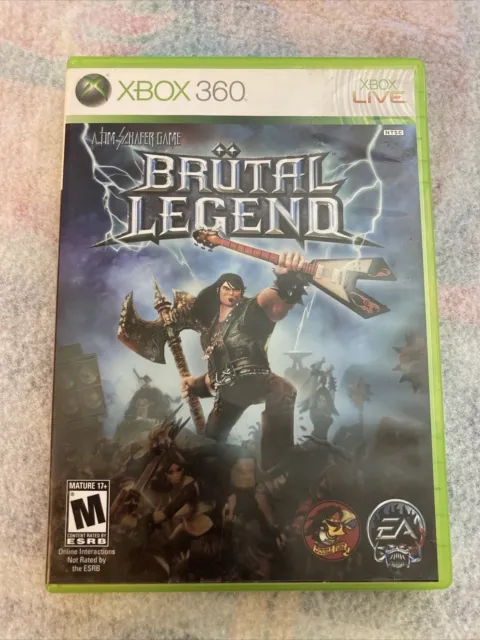 Brutal Legend (Microsoft Xbox 360, 2009) Complete with Manual