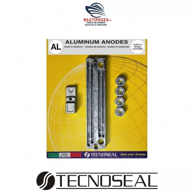 Kit Anode Suzuki Df90 - Df115 - Df140 Alu Tecnoseal Kitsuzuki90-140Al