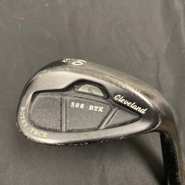 Cleveland 588 Forged RTX Black Pearl 60* 12  Wedge RH 38” Steel Shaft Stiff Flex