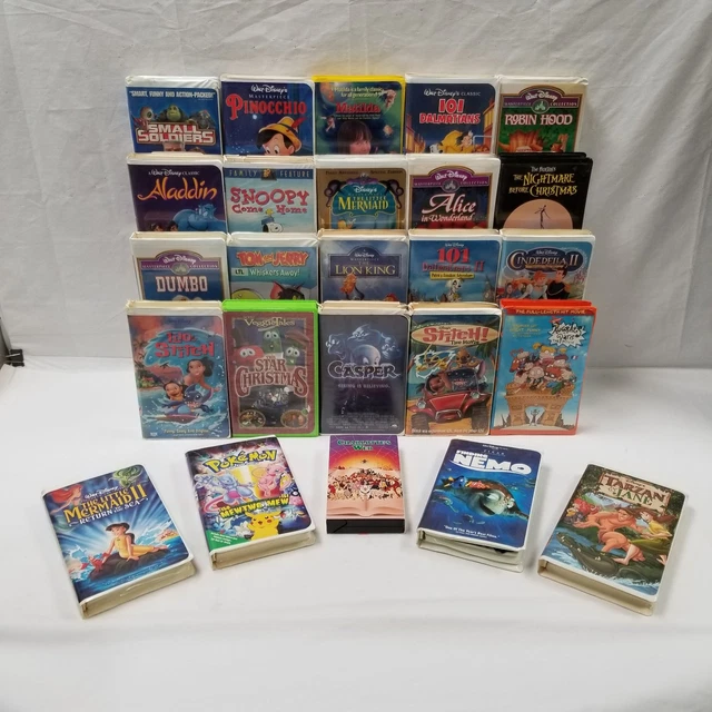 VINTAGE VHS TAPES Movies Kids Family Bulk Media Resellers Lot Classic