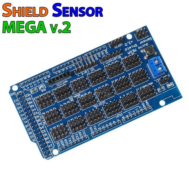 SHIELD SENSOR V2 para Arduino MEGA modulo expansion Bluetooth Servo £4. ...