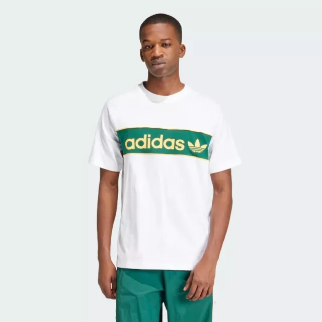 T SHIRT ADIDAS ORIGNALS Archive Iu0198 Bianco Uomo Maglia Manica Corta Originale EUR 34 90 PicClick IT