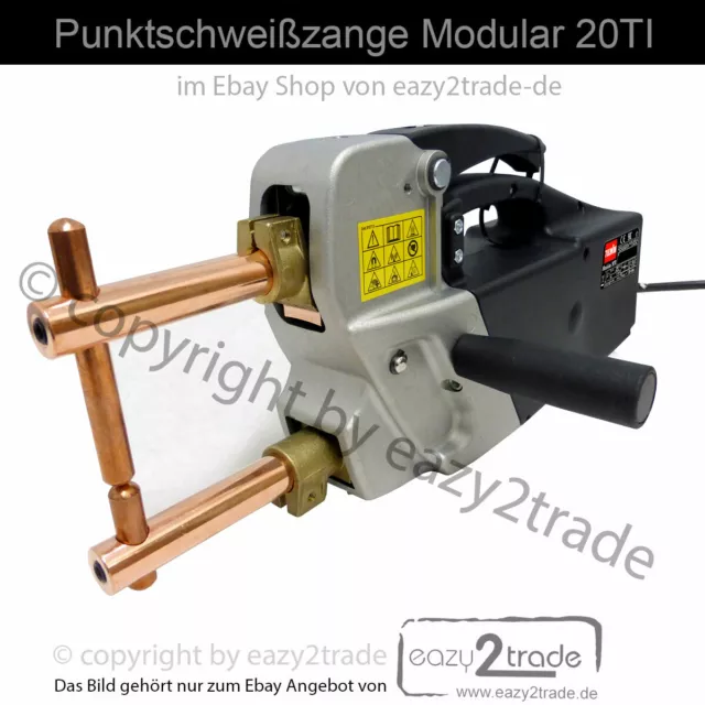 Punktschweißzange MODULAR 20/TI 230V tragbar Bleche 1+1mm inkl. 1 Armpaar