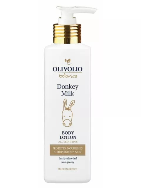 Olivolio Bio Eselsmilch Körperlotion Body Lotion Feuchtigkeit Creme trocken Haut