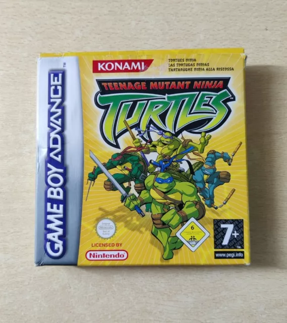 Nintendo Gameboy Advance Gba Teenage Mutant Ninja Turtles  Pal Ita Raro