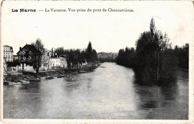 CPA Chennevieres Vue prise du Pont FRANCE (1338840)