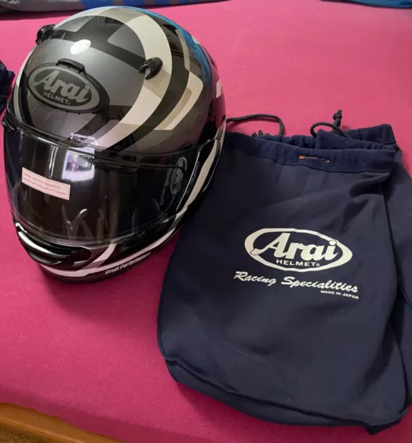 Arai Helm Quantic Snake White - Motorrad Helm Integralhelm mit Pinlock Visier