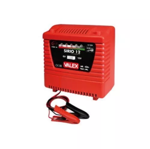 Caricabatteria Sirio 12 Carica Batterie al Piombo 6/12 Volt Auto Moto Valex