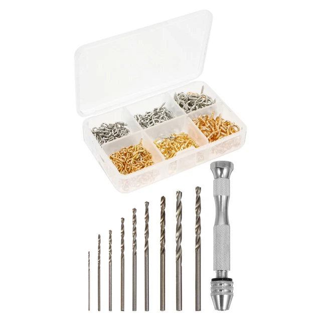 Herramientas de accesorios ojal gancho de tornillo herramientas en miniatura ajuste