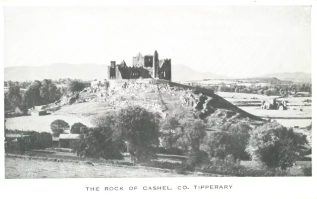 Rock of Cashel Co Tipperary Ireland 1960 RPPC Real Photo Postcard