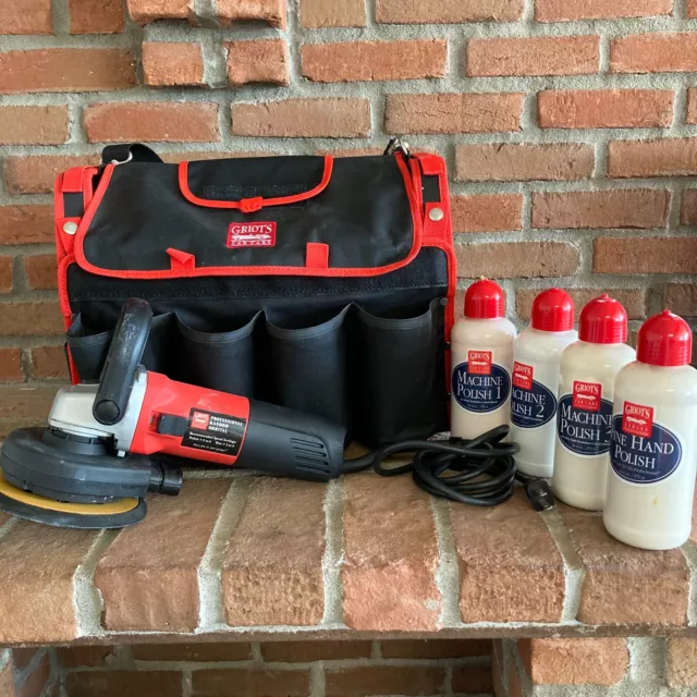 GRIOT'S GARAGE PROFESSIONAL RANDOM ORBITAL POLISHER 1-3 machine Fine polish Bag
