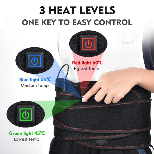 Professional Heated Waist Massager Wear-resistant Portable Waist Support Belt