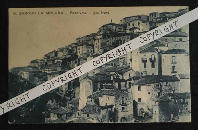 Cartolina S. Giorgio La Molara Panorama Lato Nord Viaggiata