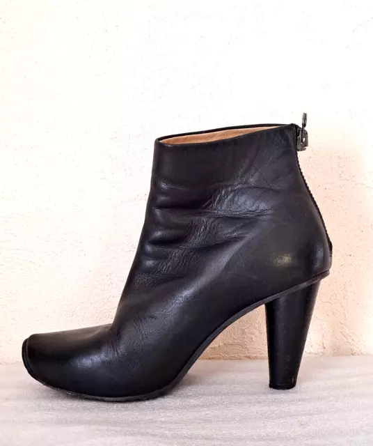 ACNE - BOOTS - BOTTINES - CUIR NOIR - POINTURE 40 eu -  AUTHENTIQUE 3