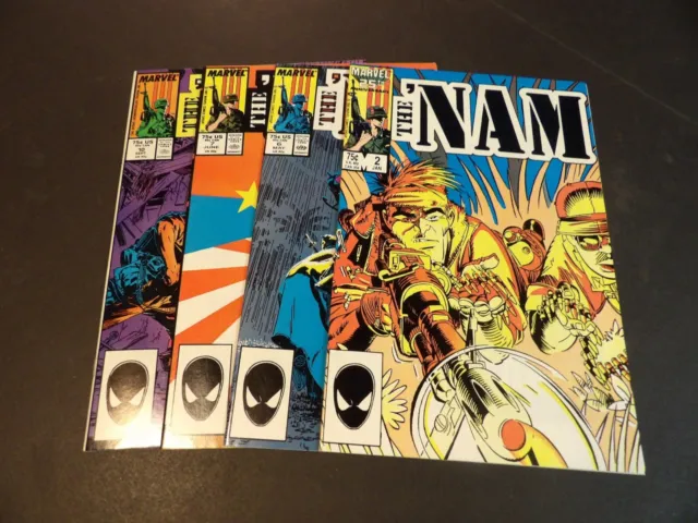 The 'Nam #2, 6,  7, 10 - Marvel 1986 - High Grade