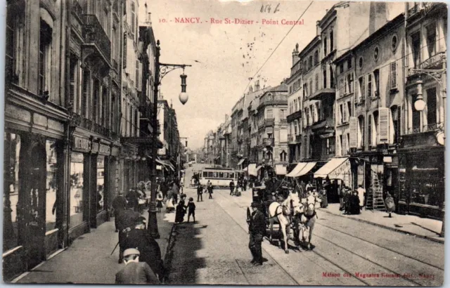 54 NANCY - rue de saint dizier, le point central.