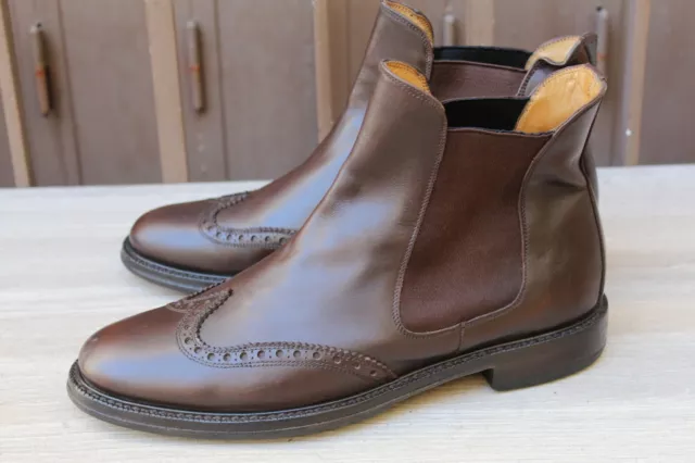 Chaussure Boots Santoni Chelsea Cuir 10 / 44,5 Excellent Etat Men's Shoes 798€