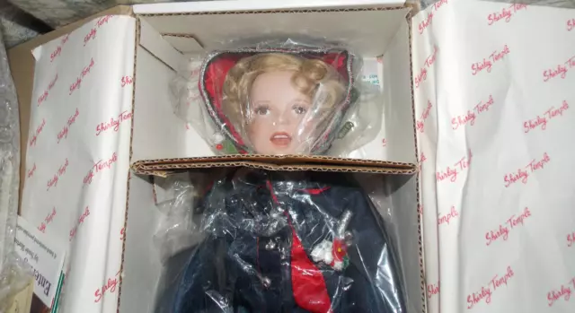 NRFB Danbury Mint Shirley Temple"Good Samaritan" Salvation Army Doll!NIB/COA/17"
