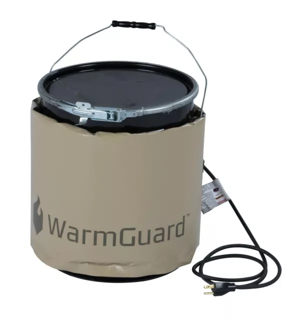 WarmGuard WG05 5-Gallon Insulated Pail Heater - Bucket Heater, Fixed Temp 145°F