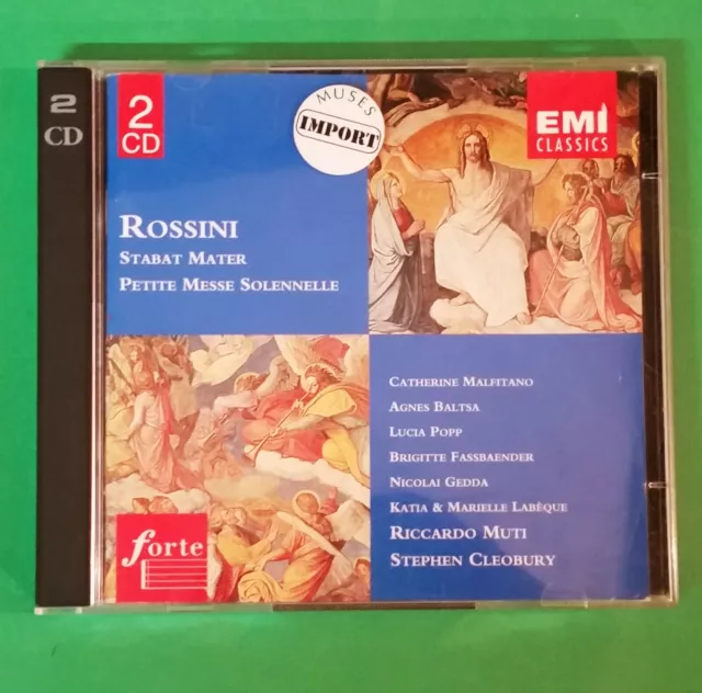 2 CD Set - Rossini - Stabat Mater - Petite Messe Solennelle - Lucia Popp etc