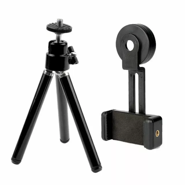 Adjustable Monoculars Telescope Tripod and Connection Clip for Mobile Phone