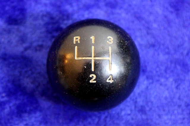 Black 4 Speed Gear Shift Handle Knob Accessory Auto Truck Manual Shifter