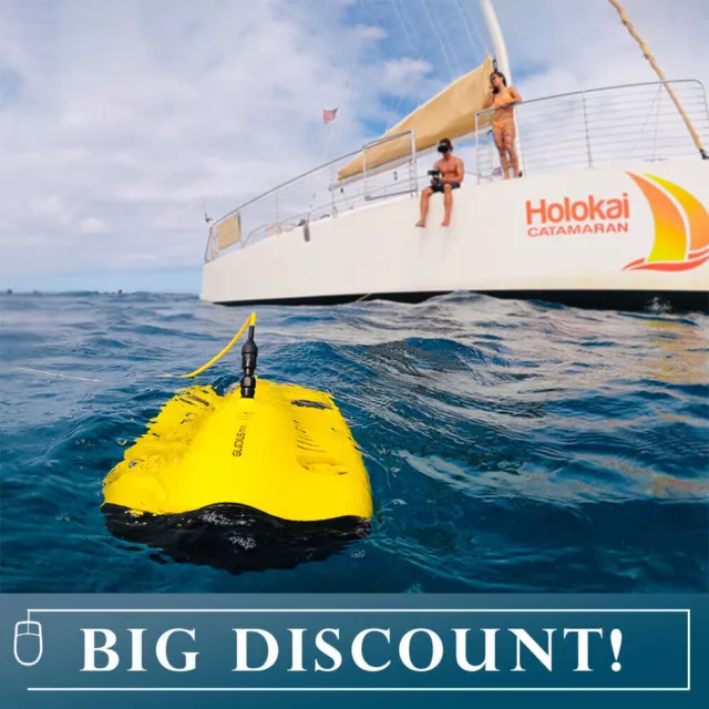 Underwater Drone Gladius Mini 100m With 4K HD Camera Stream Diving Rescue Drone