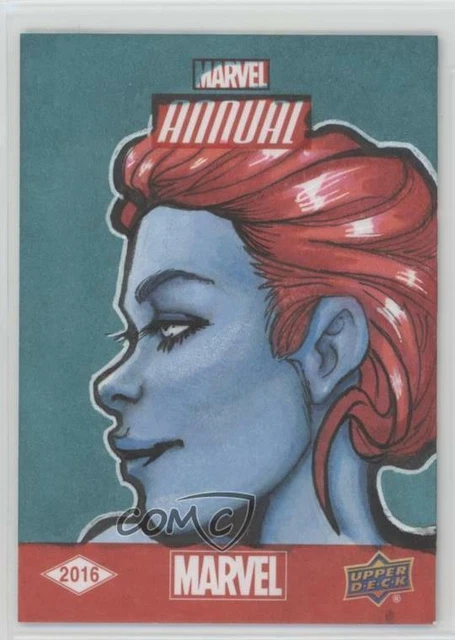 2016 Upper Deck Marvel Annual Sketch Cards 1/1 Elise Strong #SKT Auto p1l
