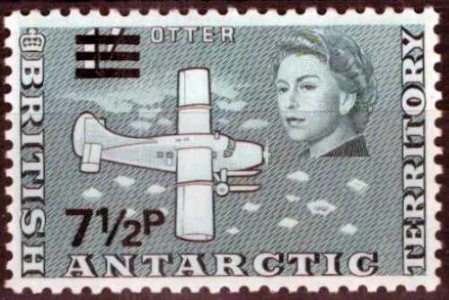 ZAYIX British Antarctic Territory BAT 34 MLH airplane surcharge 041123-S113