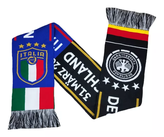 Bufanda de fútbol Alemania v Italia 2020 regalo partido