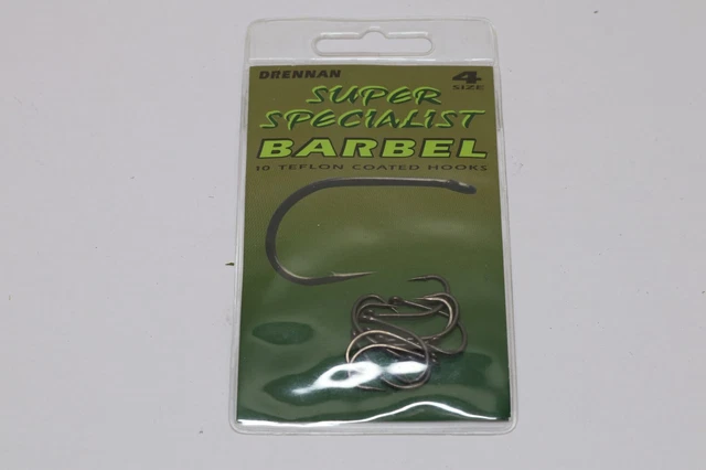 Drennan Super Specialist Barbel Hooks  - ALL SIZES - NEW FREE POST