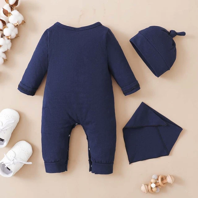 Abiti boss lettiera neonato bambini neonato tuta body set vestiti 3 pezzi 5