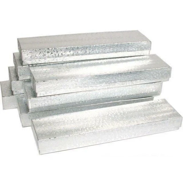 8 Cotton Boxes Silver Bracelet Watch Jewelry Display