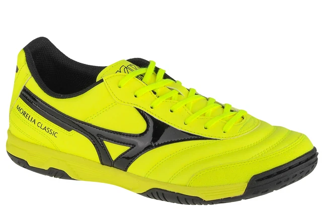 Mizuno Morelia Sala Classic Q1GA220245, Homme, chaussures de foot en salle,Jaune