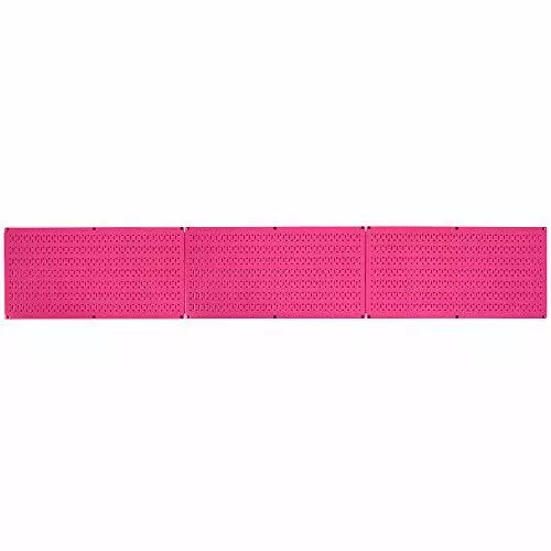 Pegboard Value Pack 3 Pack Of 16inch Tall X 32inch Wide Horizontal Pink Metal 2
