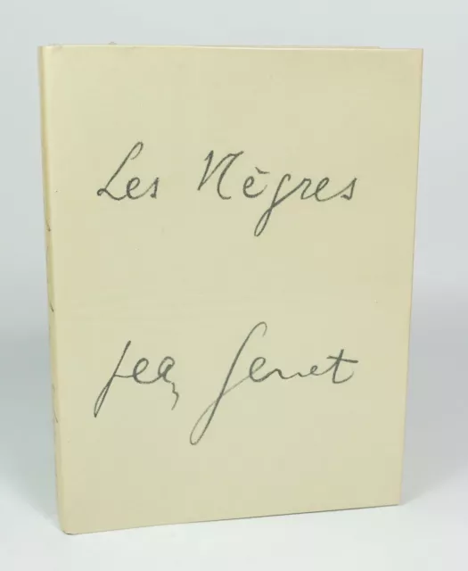 Jean GENET "Les nègres" L'Arbalète, Barbezat, 1958. Edition originale sur Lana.