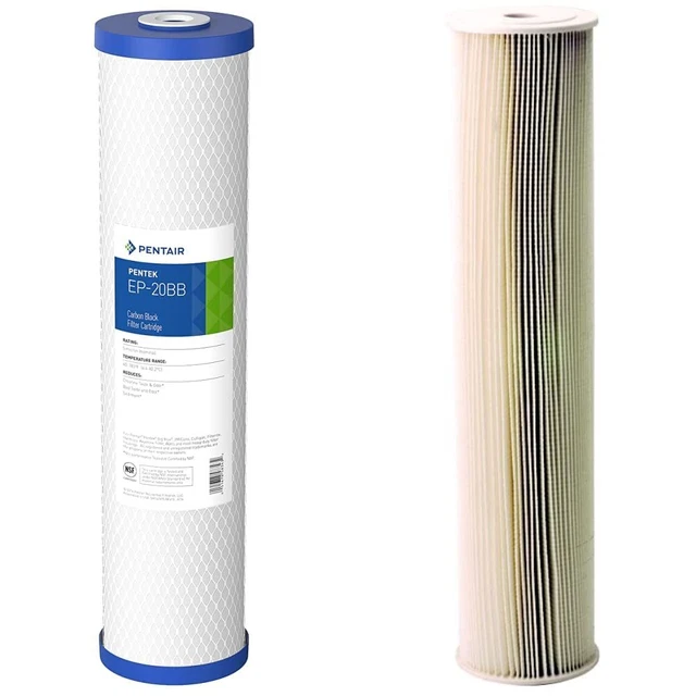 PENTAIR EP20BB BIG Blue Carbon Water Filter & Pentair ECP520BB Big